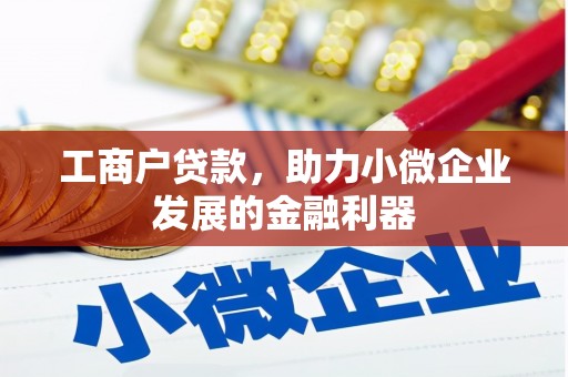 嘉黎工商户贷款,助力小微企业发展的金融利器 嘉黎工商户贷款,助力小微企业发展的金融利器