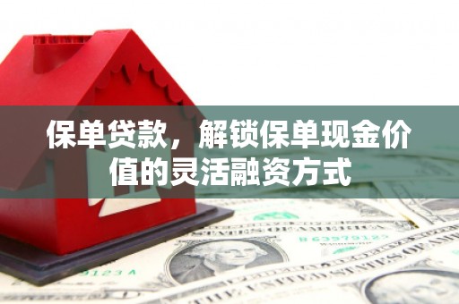 嘉黎保单贷款，解锁保单现金价值的灵活融资方式