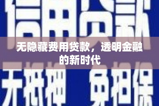 嘉黎无隐藏费用贷款，透明金融的新时代
