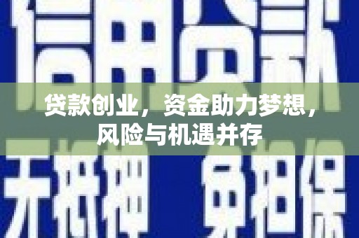 嘉黎贷款创业，资金助力梦想，风险与机遇并存