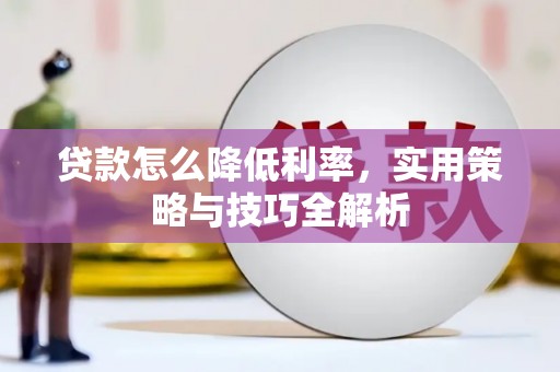 嘉黎贷款怎么降低利率，实用策略与技巧全解析