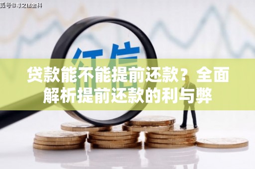 嘉黎贷款能不能提前还款？全面解析提前还款的利与弊