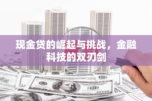 嘉黎现金贷的崛起与挑战，金融科技的双刃剑