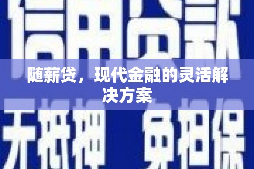 嘉黎随薪贷，现代金融的灵活解决方案