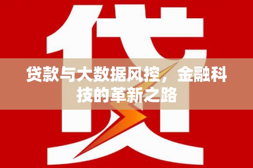 嘉黎贷款与大数据风控，金融科技的革新之路