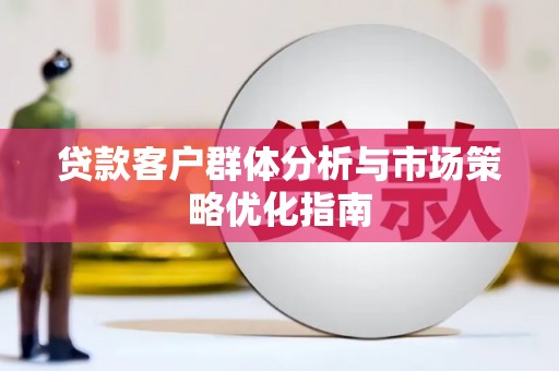 嘉黎贷款客户群体分析与市场策略优化指南