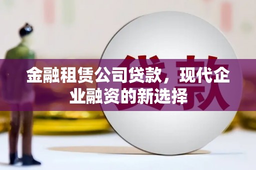 嘉黎金融租赁公司贷款，现代企业融资的新选择