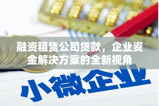 嘉黎融资租赁公司贷款，企业资金解决方案的全新视角