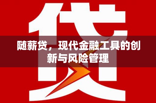 嘉黎随薪贷，现代金融工具的创新与风险管理