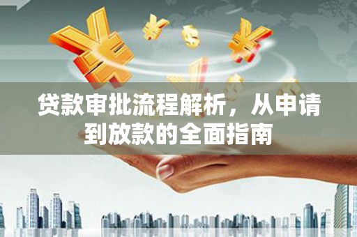 嘉黎贷款审批流程解析，从申请到放款的全面指南