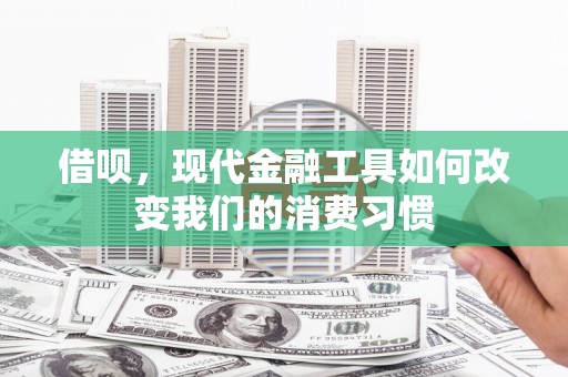 嘉黎借呗，现代金融工具如何改变我们的消费习惯