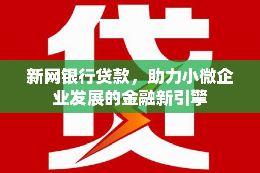 嘉黎新网银行贷款，助力小微企业发展的金融新引擎