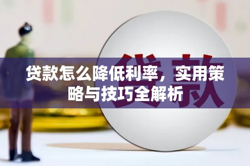 嘉黎贷款怎么降低利率，实用策略与技巧全解析