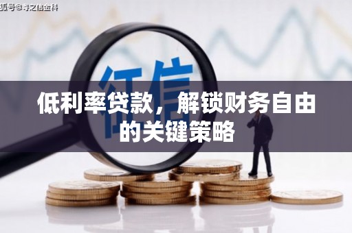 嘉黎低利率贷款，解锁财务自由的关键策略