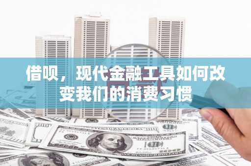 嘉黎借呗，现代金融工具如何改变我们的消费习惯