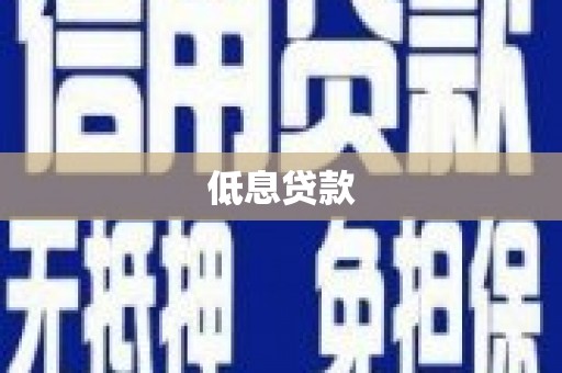 嘉黎低息贷款