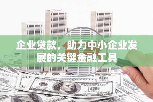 嘉黎企业贷款，助力中小企业发展的关键金融工具