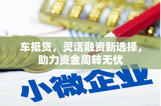 嘉黎车抵贷，灵活融资新选择，助力资金周转无忧