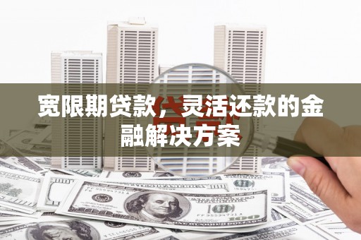 嘉黎宽限期贷款，灵活还款的金融解决方案
