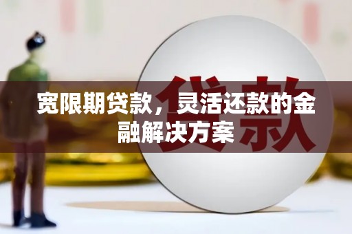 嘉黎宽限期贷款，灵活还款的金融解决方案