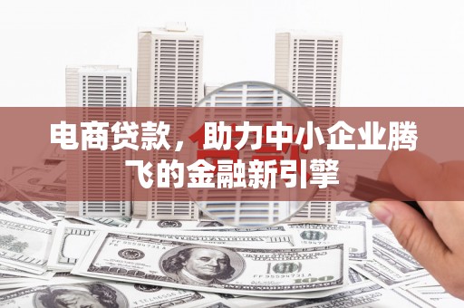嘉黎电商贷款，助力中小企业腾飞的金融新引擎