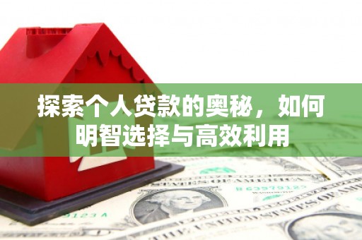 嘉黎探索个人贷款的奥秘，如何明智选择与高效利用
