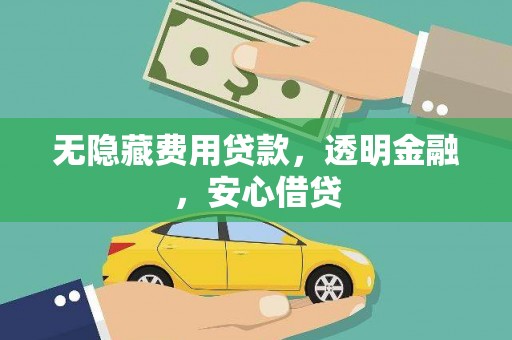嘉黎无隐藏费用贷款，透明金融，安心借贷
