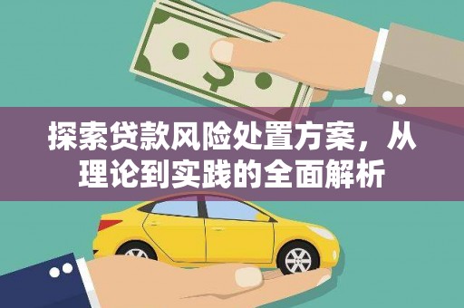 嘉黎探索贷款风险处置方案，从理论到实践的全面解析