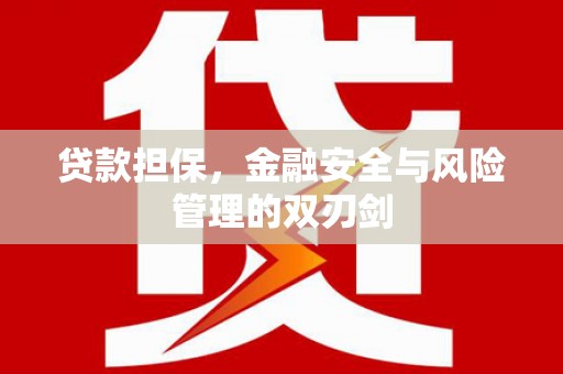 嘉黎贷款担保，金融安全与风险管理的双刃剑