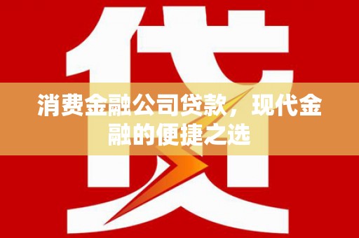 嘉黎消费金融公司贷款，现代金融的便捷之选