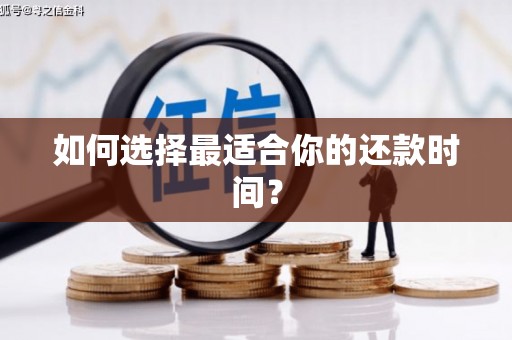 嘉黎如何选择最适合你的还款时间？