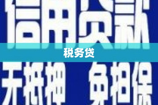 嘉黎税务贷
