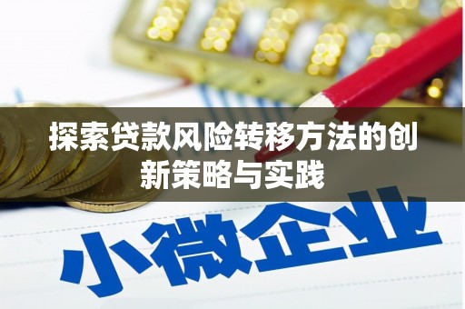 嘉黎探索贷款风险转移方法的创新策略与实践